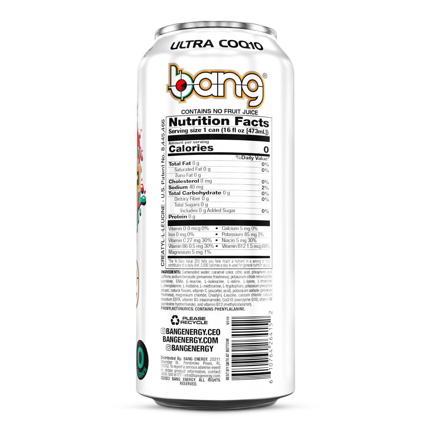 Bang Energy Drink - Miami Cola; image 2 of 3