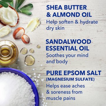 Dr Teal's Pure Epsom Salt - Shea Butter & Almond Oil, 3 lb