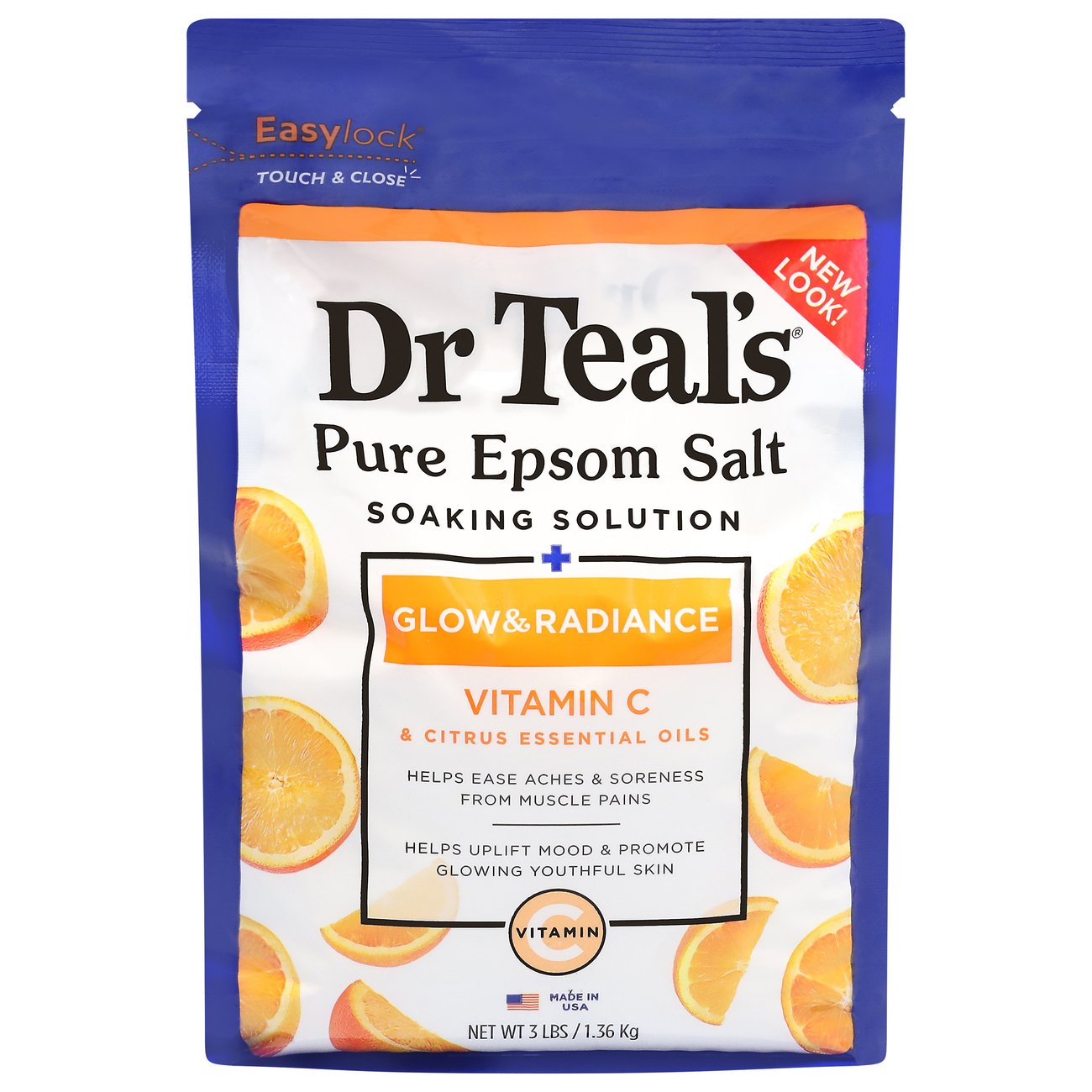 Dr Teals Pure Epsom Salt Solution Glow & Radiance Shop Bubble Bath