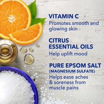 Dr Teal's Pure Epsom Salt - Glow & Radiance Vitamin C, 3 lb