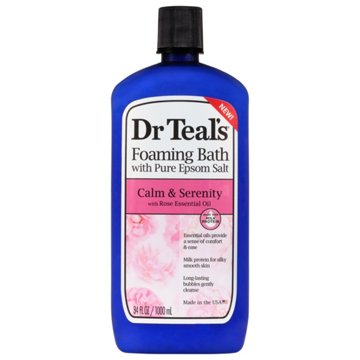 Dr Teal's Foaming Bath Calm And Serenity, 34 oz