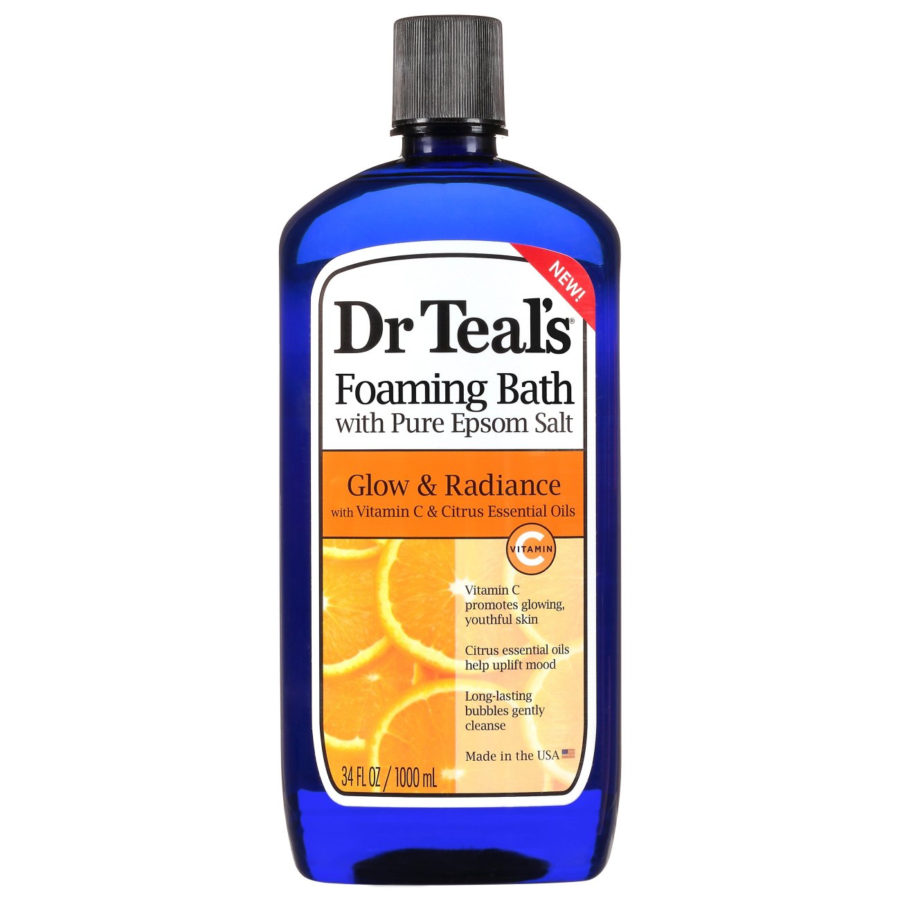 Dr Teals Foaming Bath With Pure Epsom Salt Glow And Radiance Shop