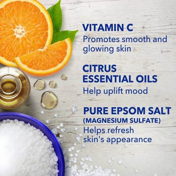 Dr Teal's Glow & Radiance Foaming Bath with Pure Epsom Salt, 34 oz