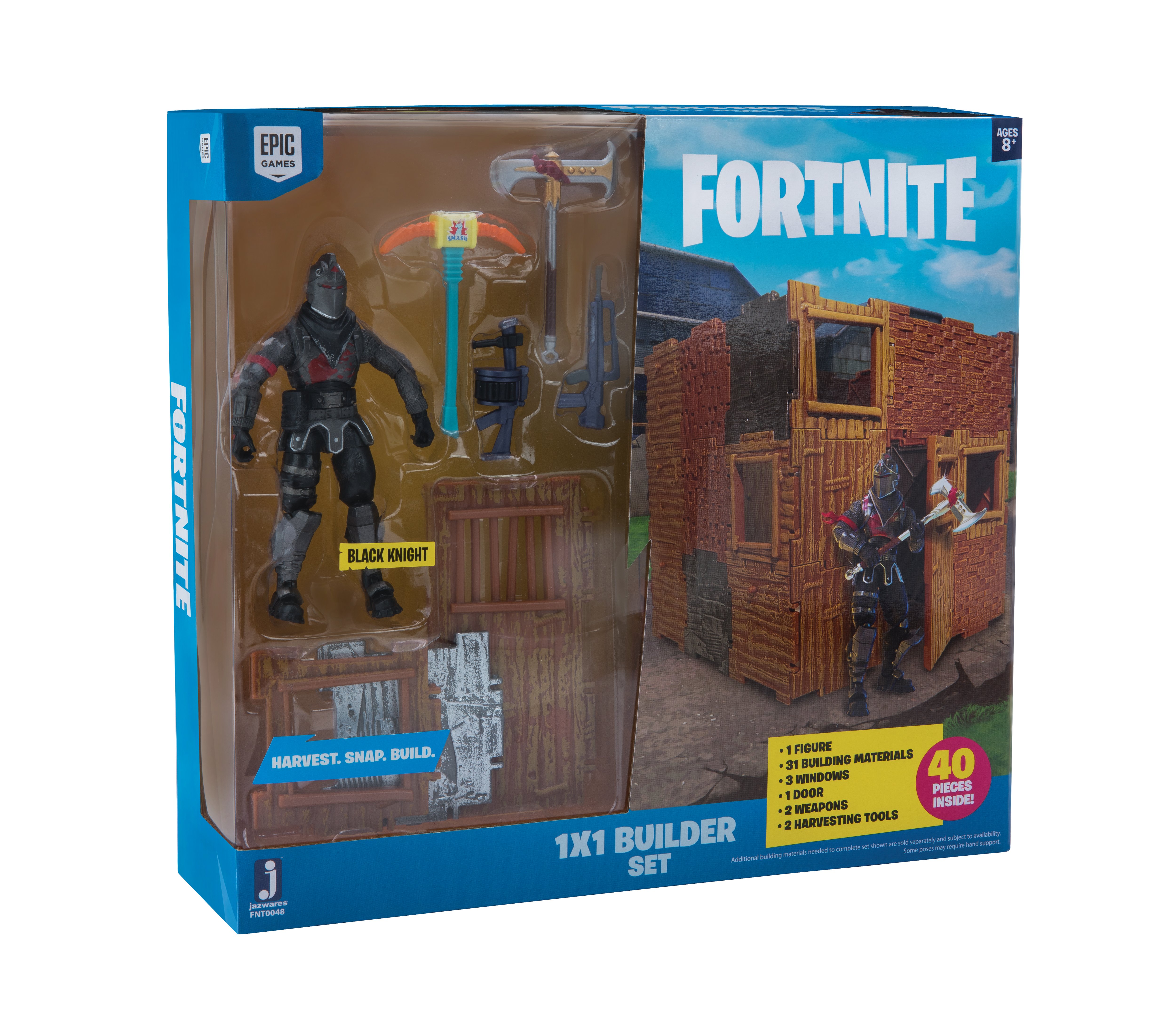 ゲームキャラクター FORTNITE 1X1 BUILDER SET BLACK KNIGHT Fortnite Black Knight 1X1 Builder Set - Shop Playsets at H-E-B