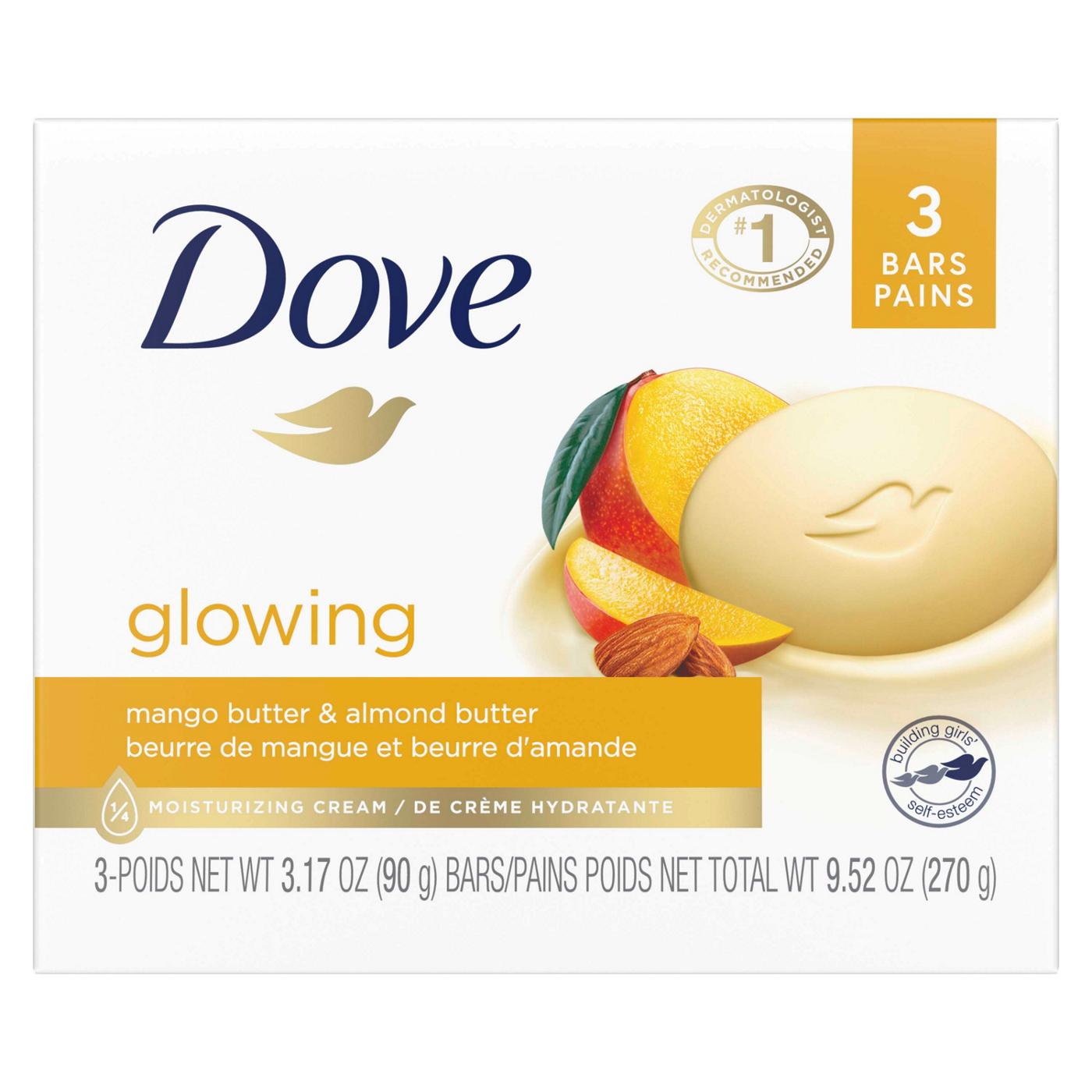 Dove Purely Pampering Mango Butter Beauty Bar; image 1 of 3