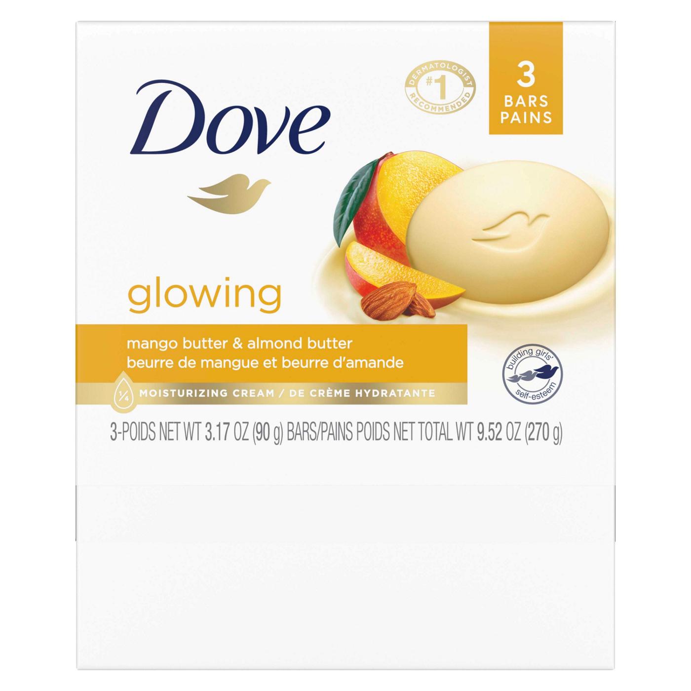 Dove Purely Pampering Mango Butter Beauty Bar; image 3 of 3