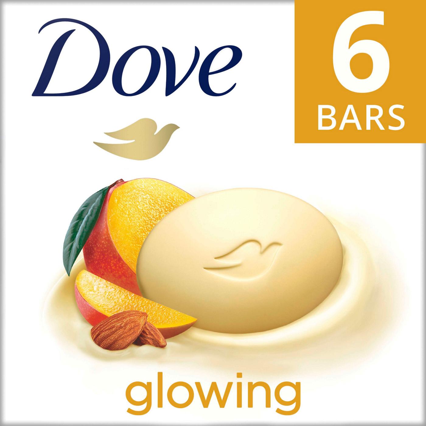 Dove Purely Pampering Mango Butter Beauty Bar Soap; image 2 of 3