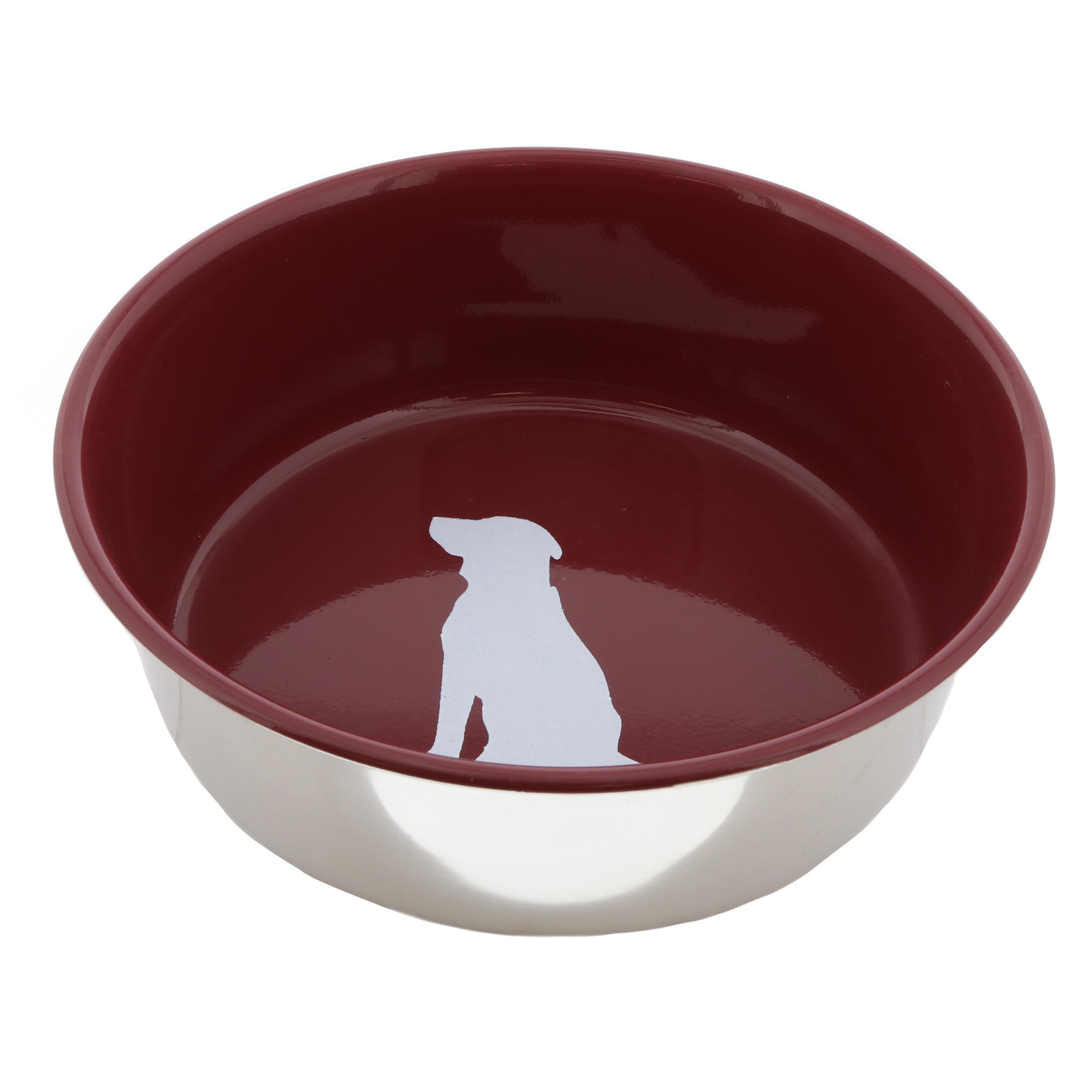 Jojo Modern Pets Merlot Heavy Dog Bowl Shop Dogs at HEB