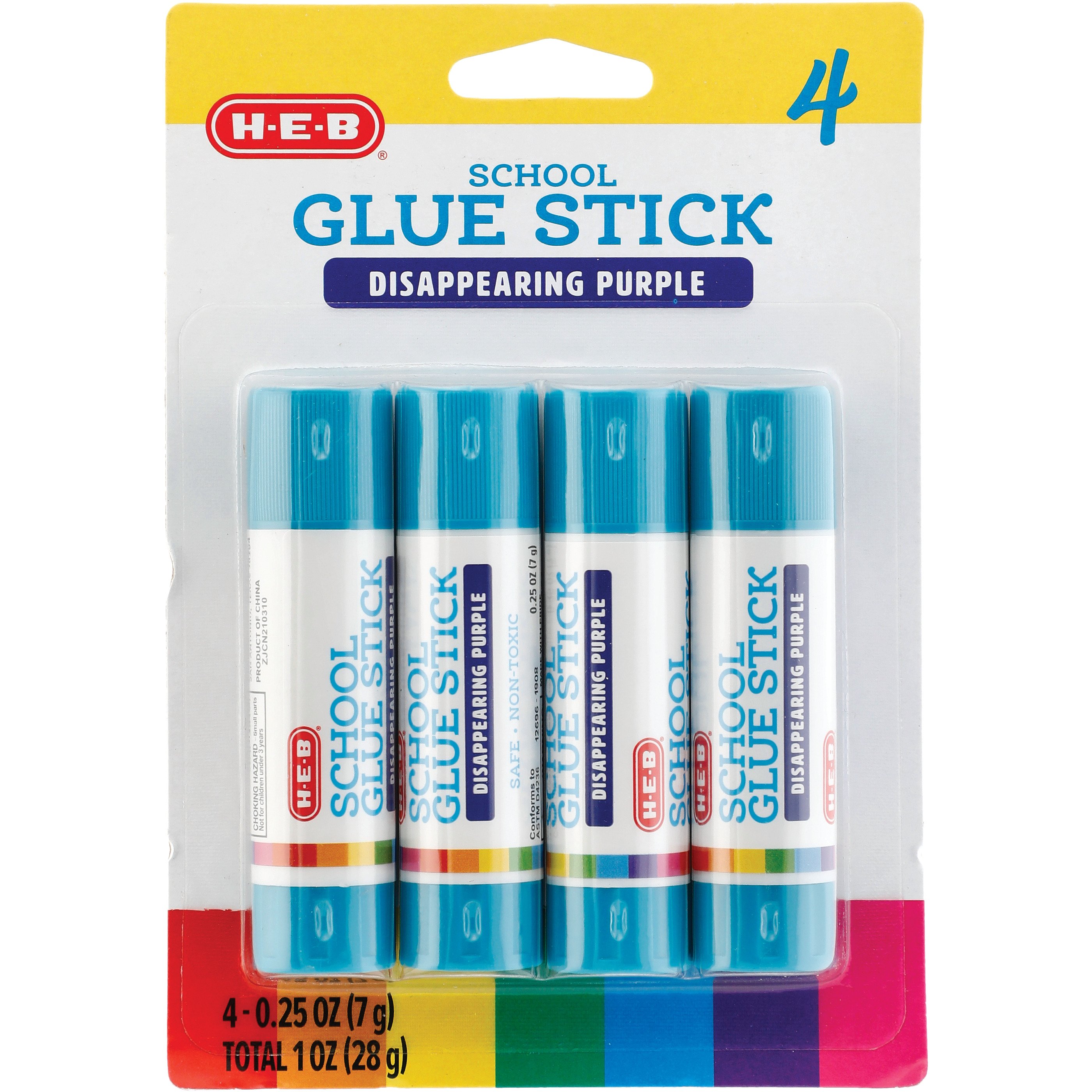 Up & Up GIANT Disappearing Purple Glue Stick 12 PACK Washable New