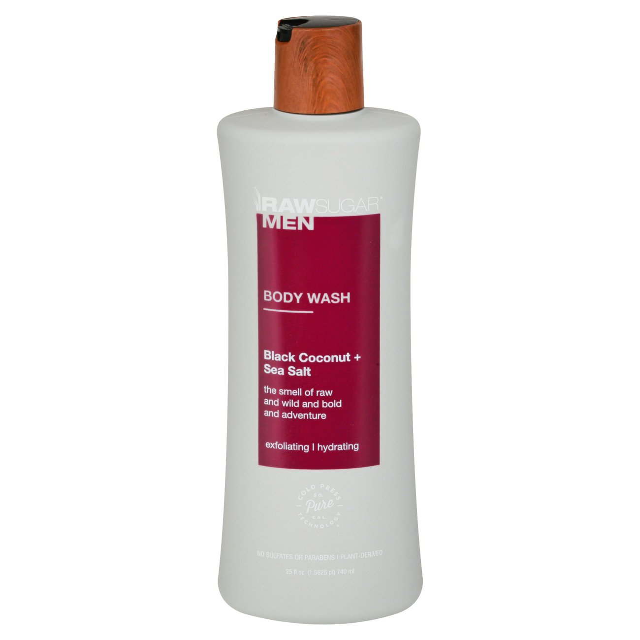 Raw Sugar Men Body Wash Black Coconut + Sea Salt - Shop Cleansers