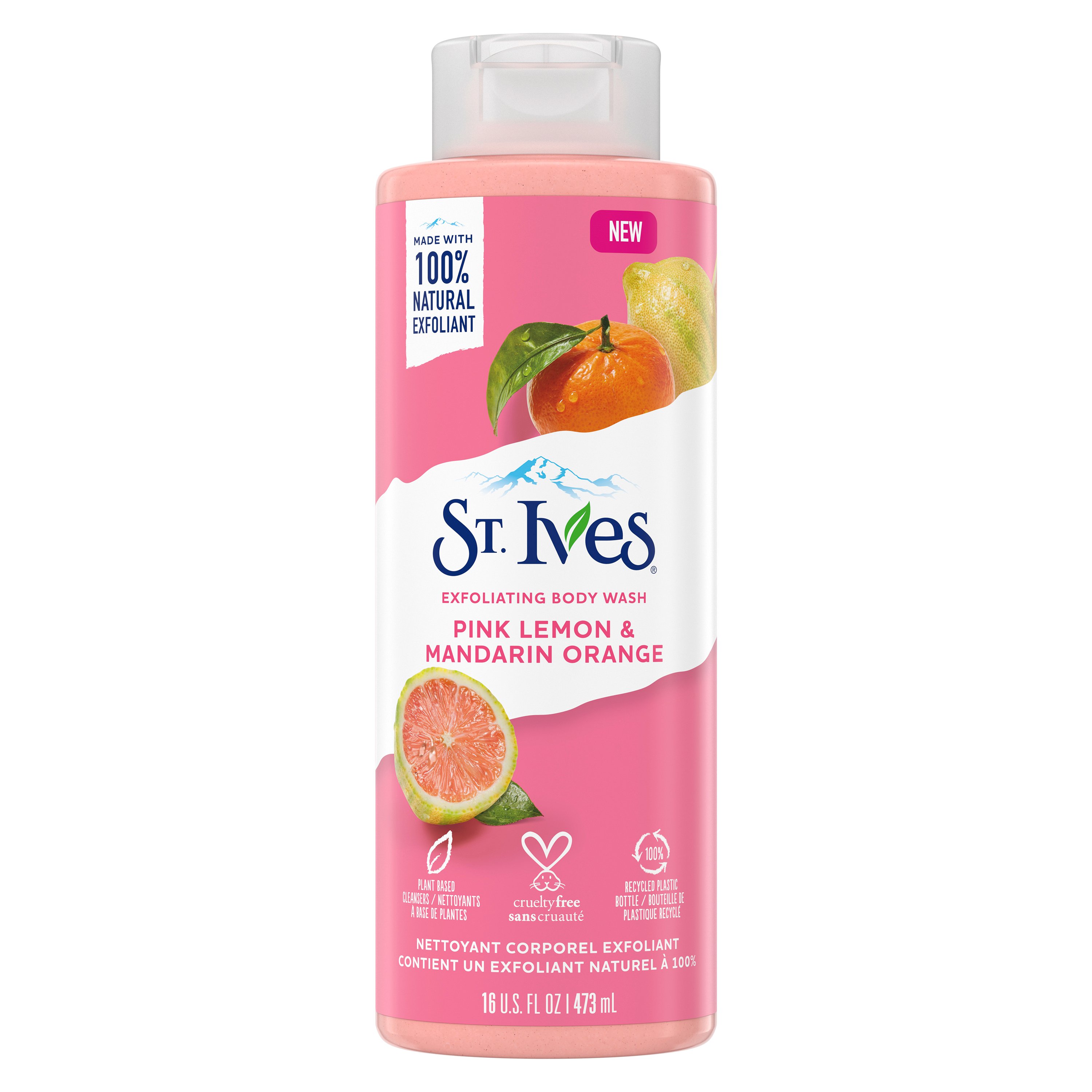St Ives Pink Lemon And Mandarin Orange Exfoliating Body Wash Shop