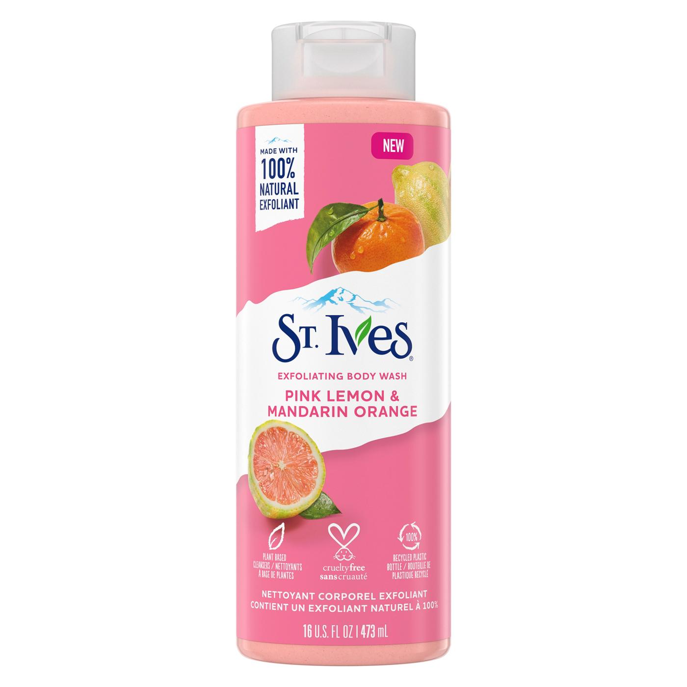 St. Ives Exfoliating Body Wash - Pink Lemon & Mandarin Orange; image 1 of 4