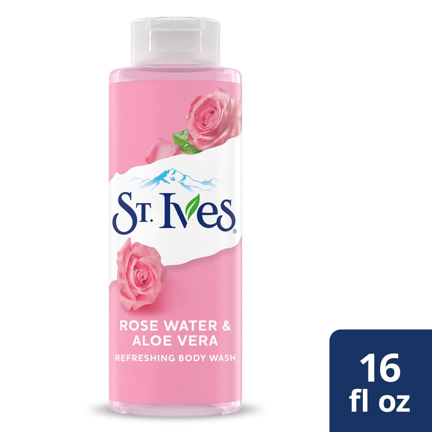 St. Ives Rose Water & Aloe Vera Refreshing Body Wash; image 3 of 4