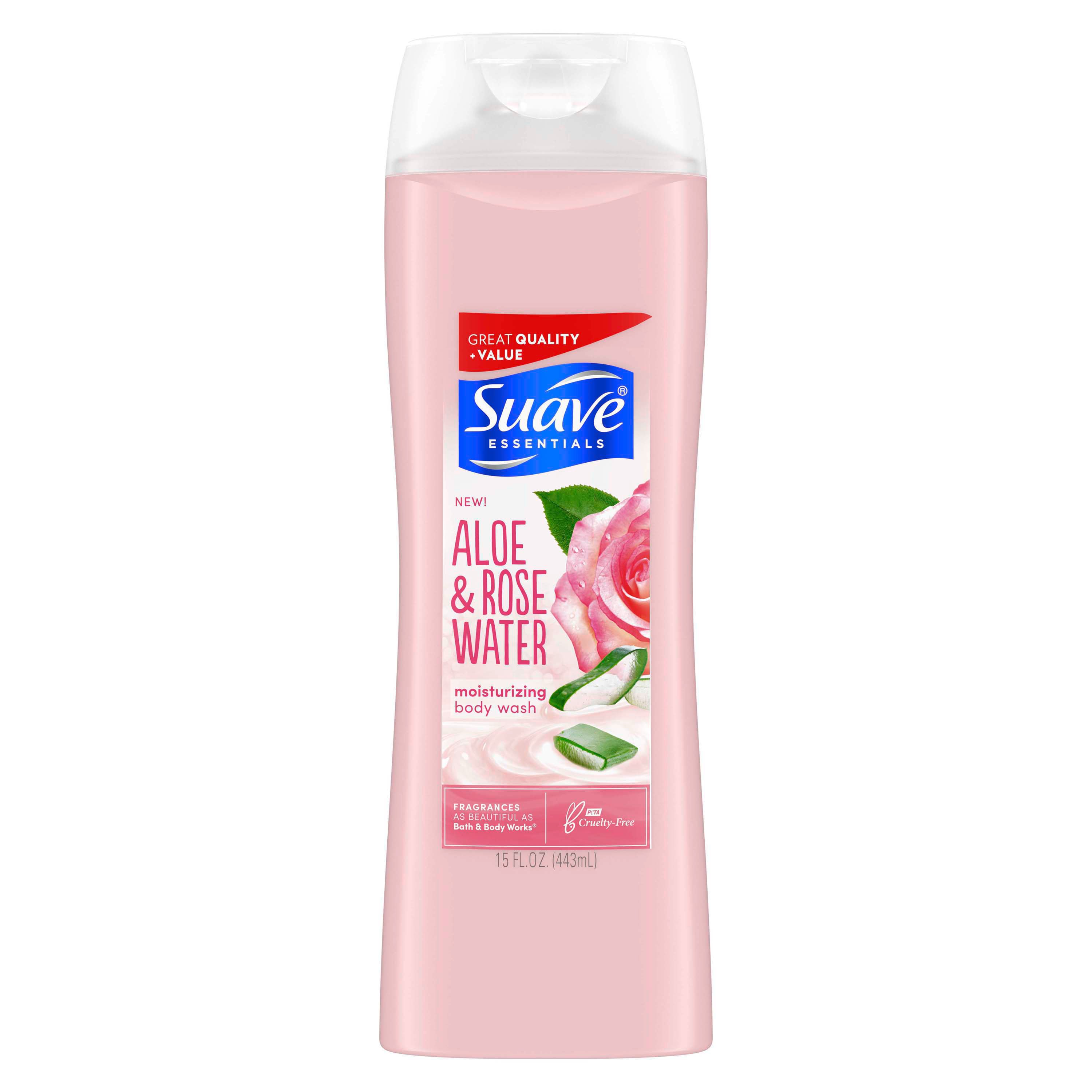 Suave Essentials Aloe & Rosewater Moisturizing Body Wash Shop