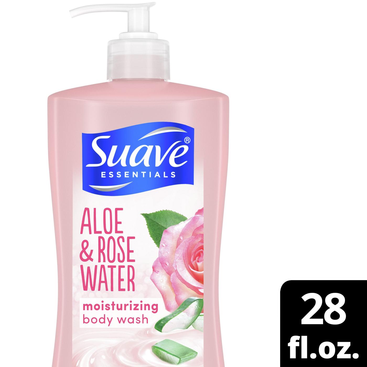 Suave Essentials Moisturizing Body Wash - Aloe & Rosewater; image 2 of 4