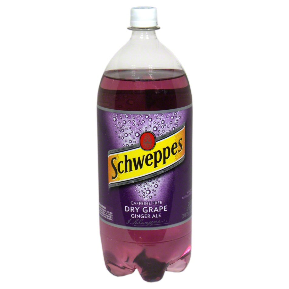 Schweppes Dry Grape Ginger Ale - Shop Soda at H-E-B