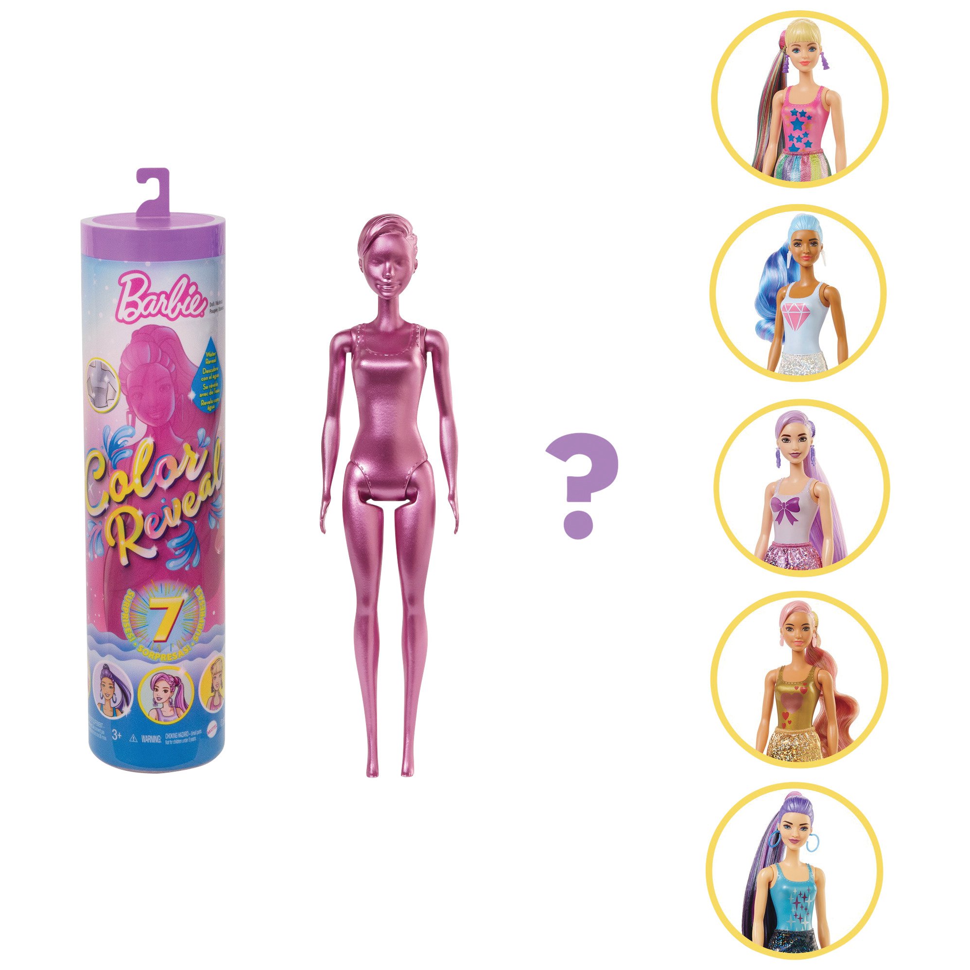 BARBIE Barbie Color Reveal Doll - Shop Action Figures & Dolls at H-E-B