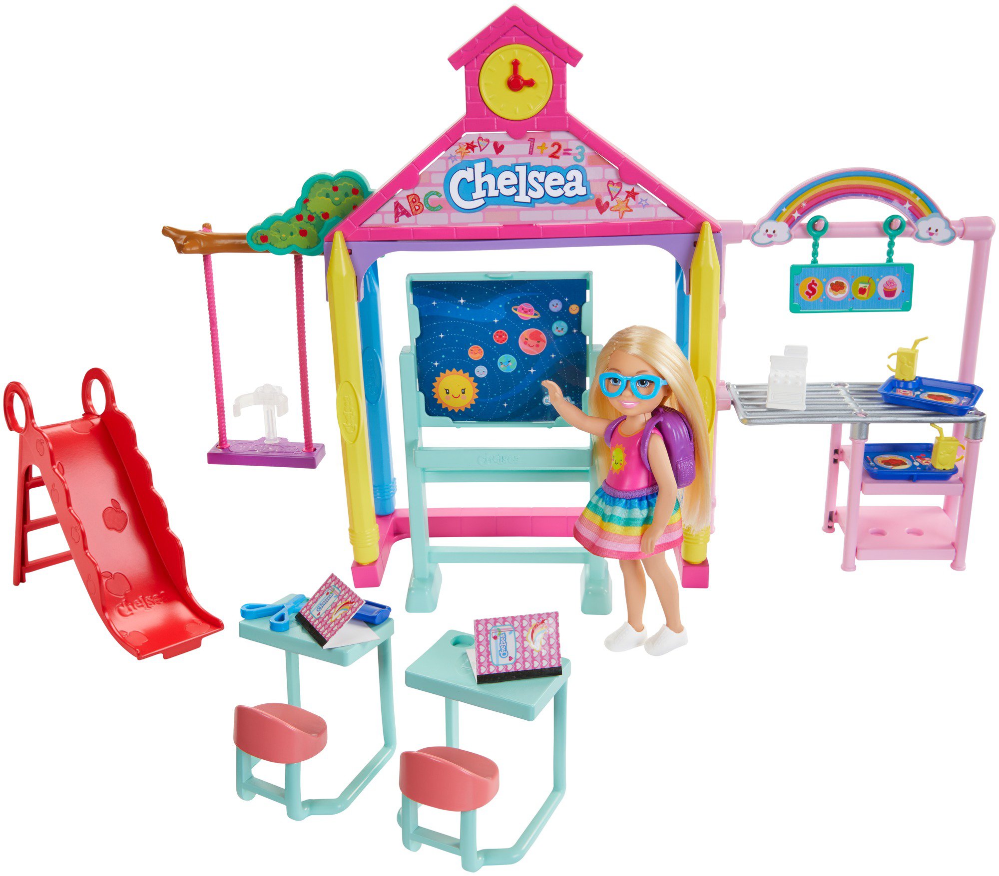 barbie club chelsea doll and playhouse