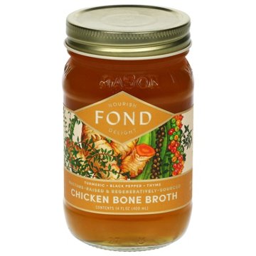 Fond Turmeric Thyme & Black Pepper Chicken Bone Broth