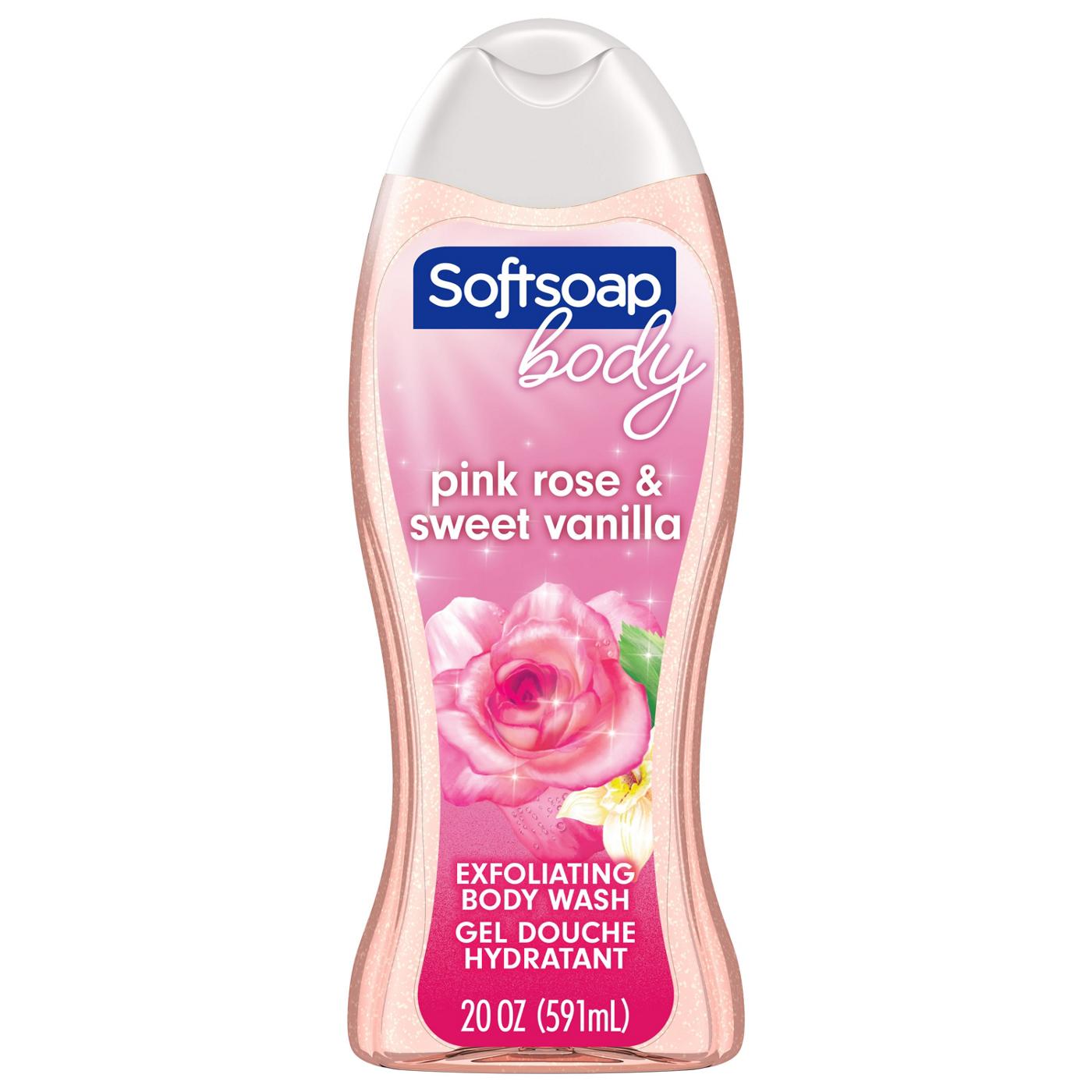 Softsoap Body Wash - Pink Rose & Sweet Vanilla; image 1 of 9
