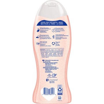 Softsoap Exfoliating Body Wash - Pink Rose & Sweet Vanilla, 20 oz