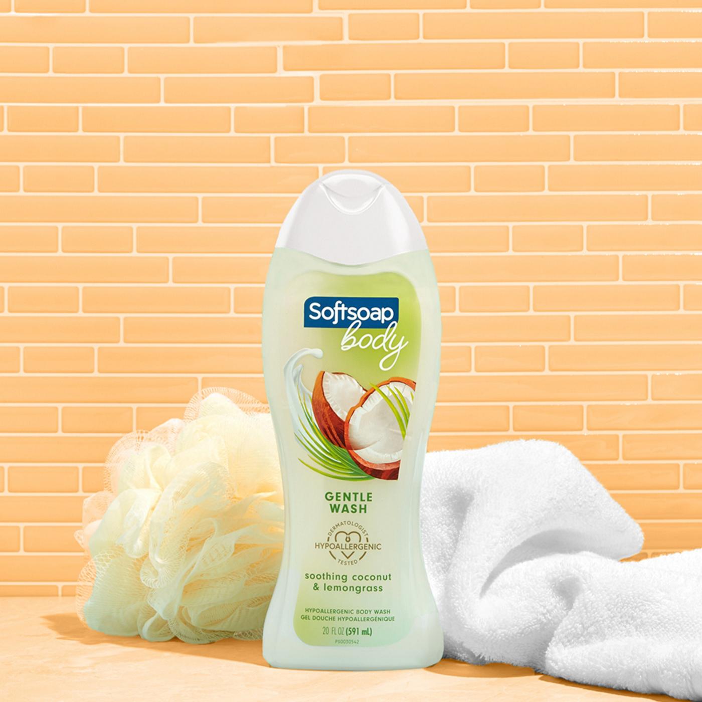 Softsoap Gentle Body Wash - Coconut Oil & Lemongrass; image 9 of 9