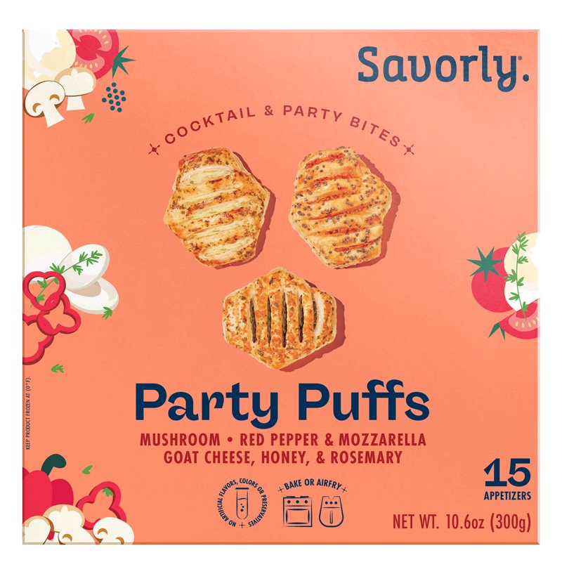 Savorly Party Puffs Shop Appetizers at HEB