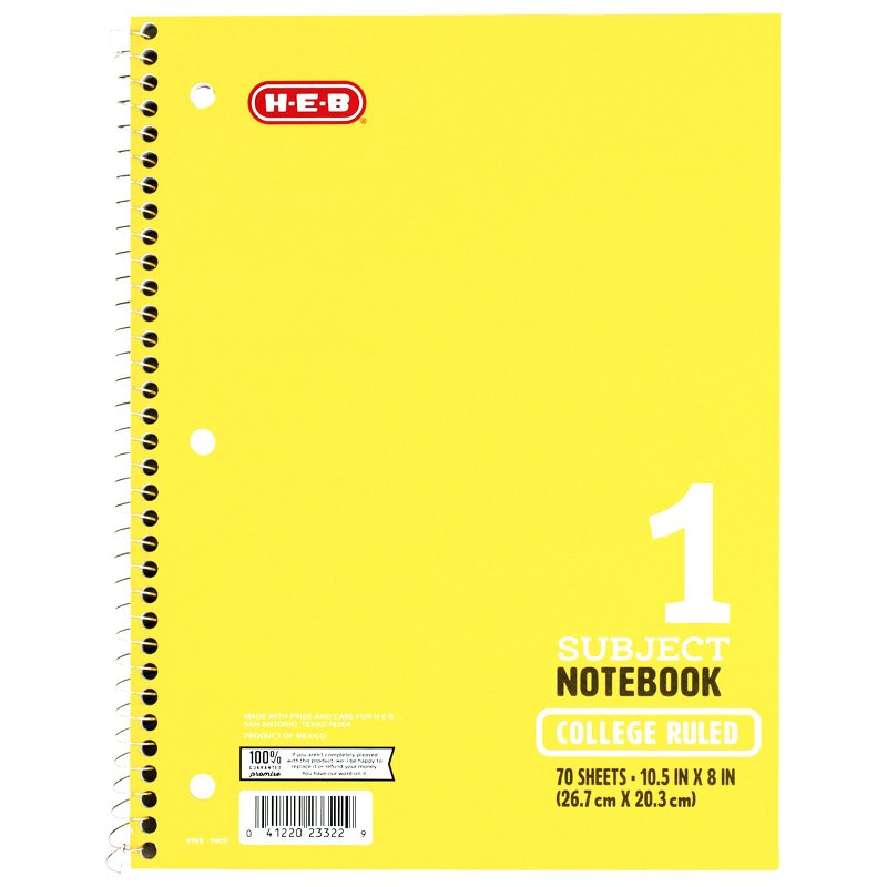 best spiral notebooks for college