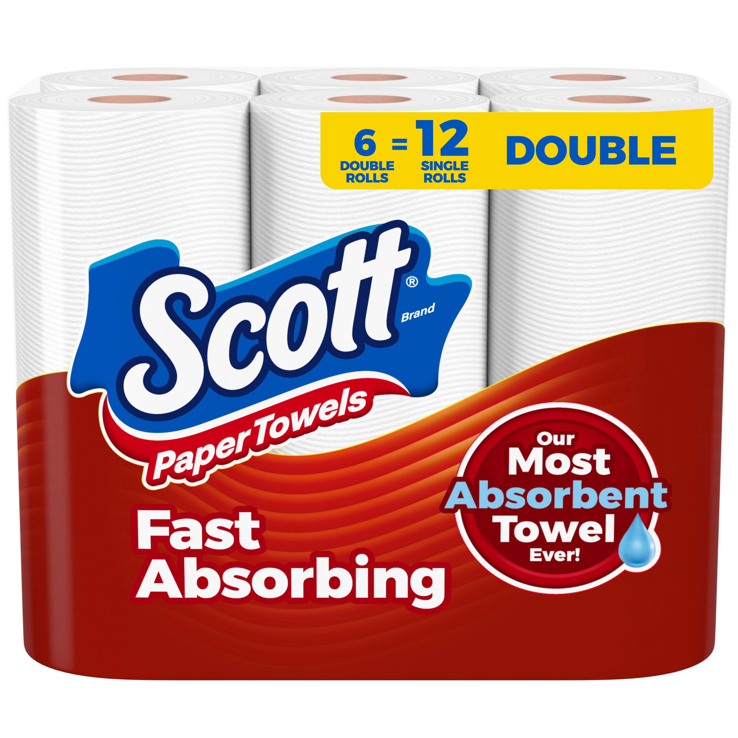 Scott Choose-A-Sheet Paper Towels Double Rolls