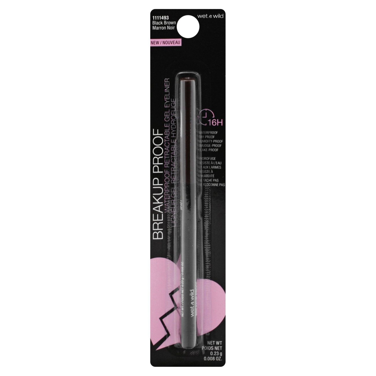 Wet n Wild Breakup Proof Retractable Eyeliner Brown Shop Eyeliner at HEB