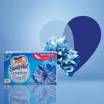 Suavitel Complete Fabric Softener Dryer Sheets - Field Flowers