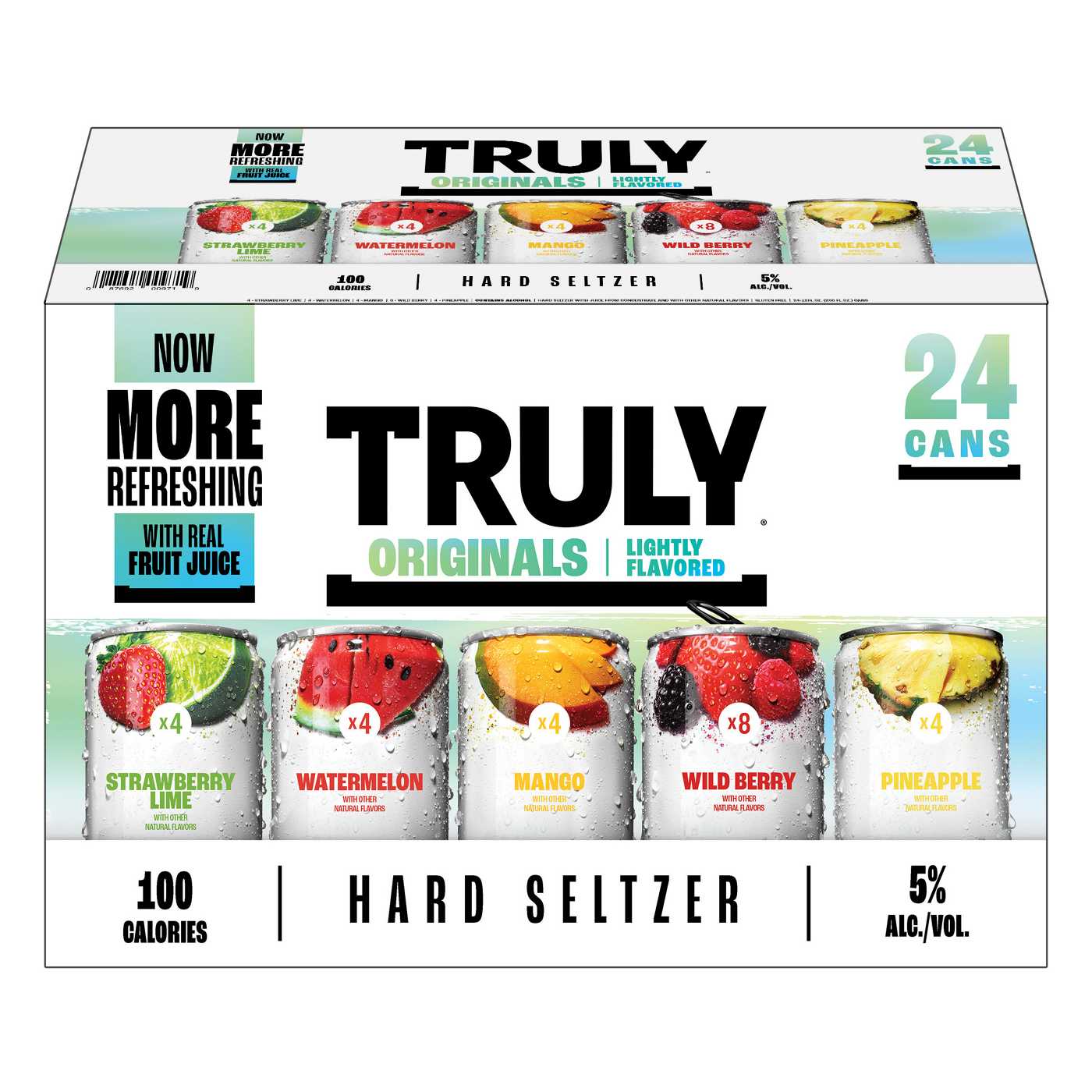 Truly Hard Seltzer Originals Variety Pack 24 pk Cans; image 1 of 4