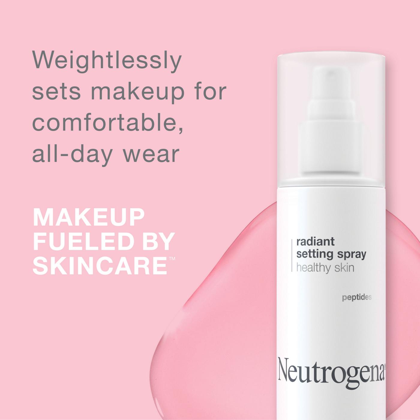 Neutrogena Radiant Makeup Setting Spray with Peptides; image 6 of 6