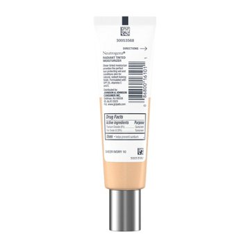 Neutrogena Radiant Tinted Facial Moisturizer - Sheer Ivory 10