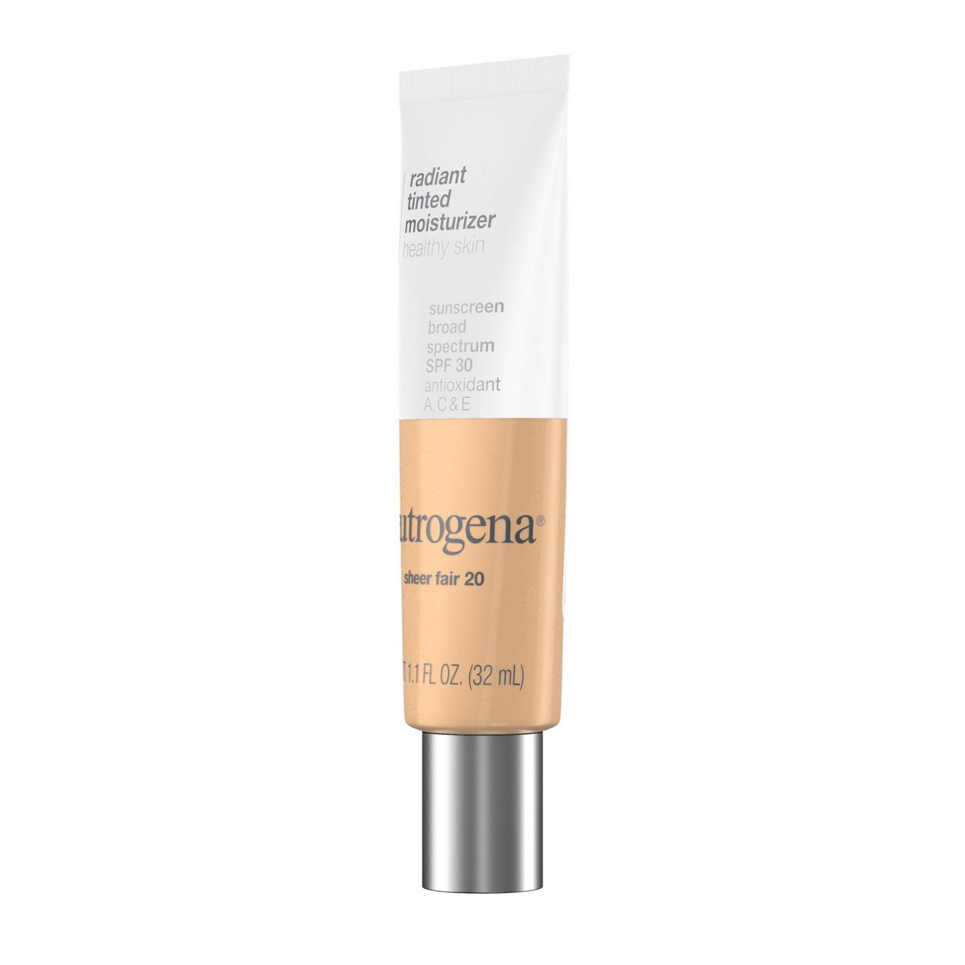 Neutrogena Radiant Tinted Moisturizer 20 Fair Light; image 3 of 5