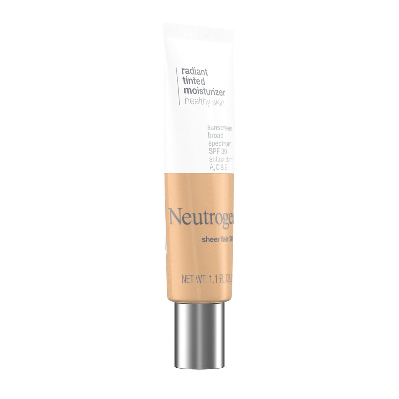 Neutrogena Radiant Tinted Moisturizer 20 Fair Light; image 5 of 5