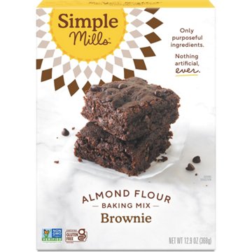 Simple Mills Almond Flour Brownie Baking Mix, 12.9 oz