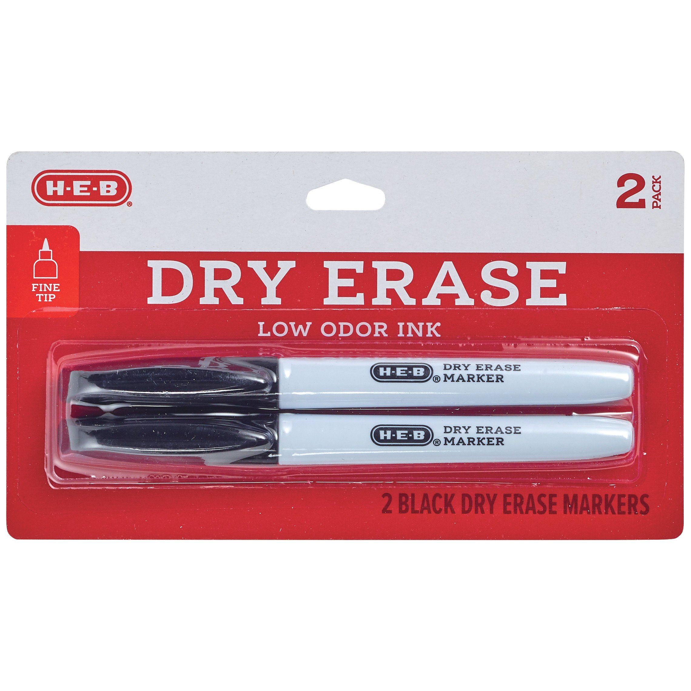 H E B Black Fine Point Dry Erase Markers Shop Highlighters Dry Erase At H E B