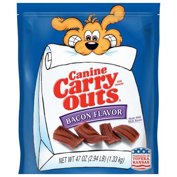 Canine Carry Outs Bacon Flavor Dog Treats, 50 oz
