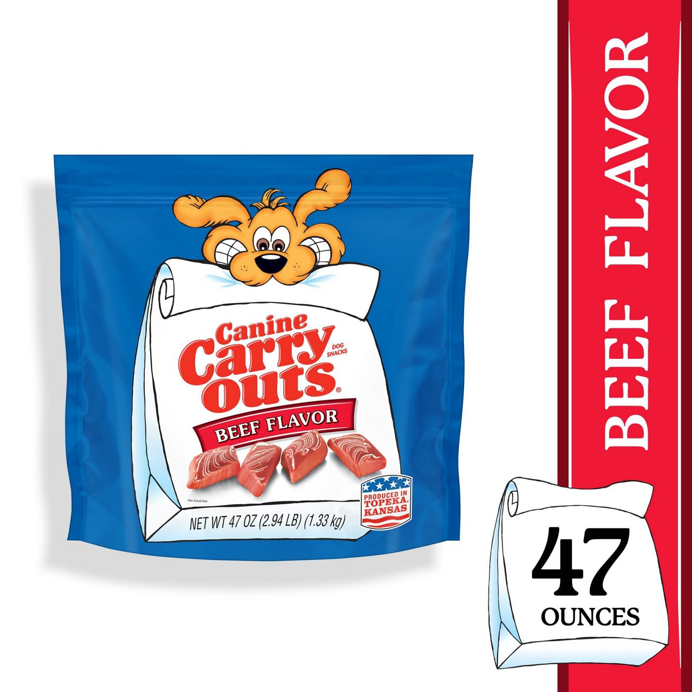 Canine Carry Outs Beef Flavor Dog Treats; image 6 of 7