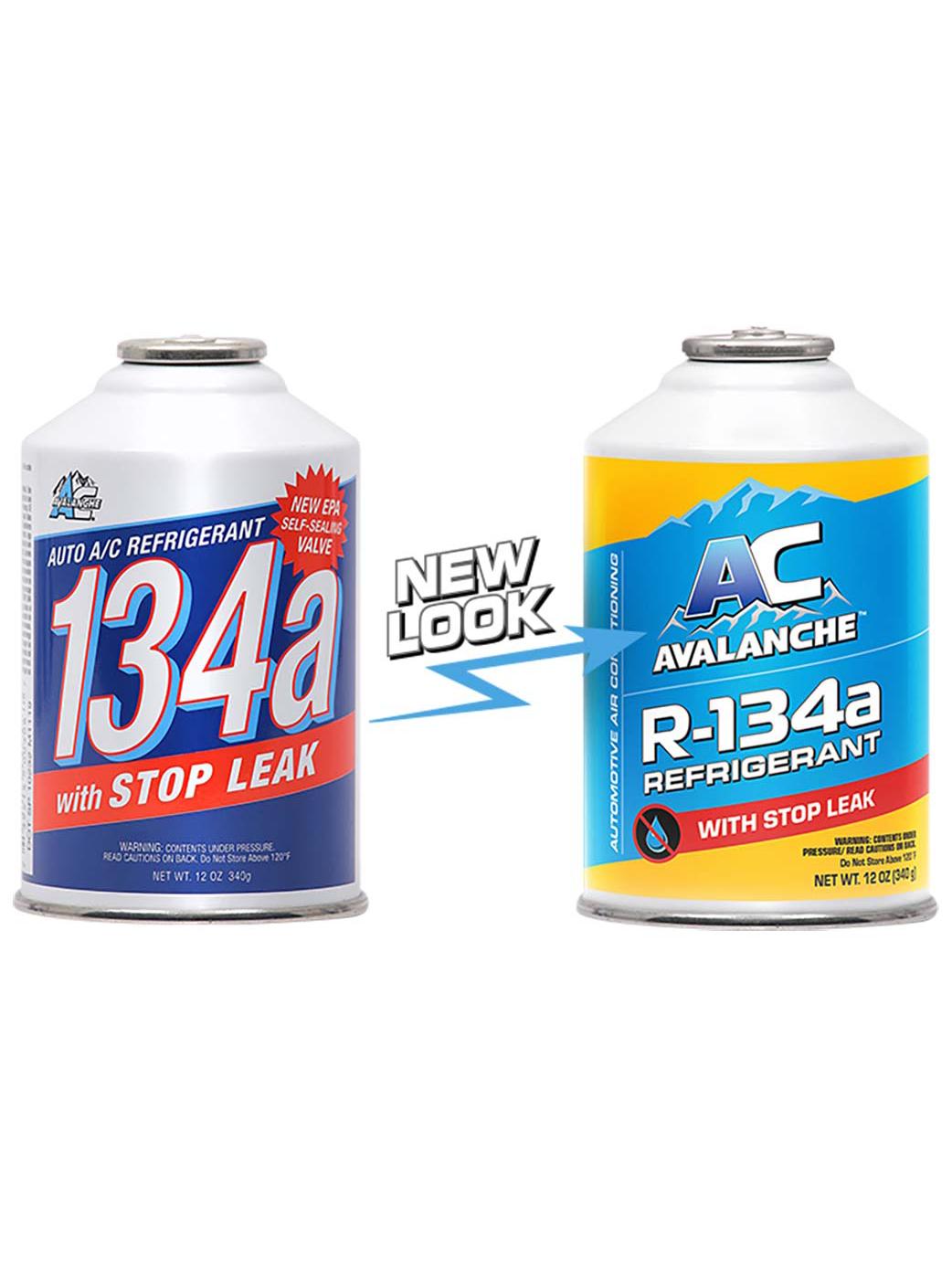 AC Avalanche R134a Refrigerant Refill with Stop Leak Shop Motor Oil