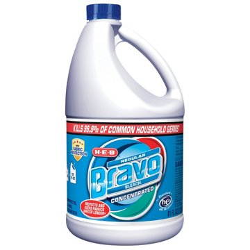 H-E-B Bravo Concentrated Bleach - Regular, 81 oz