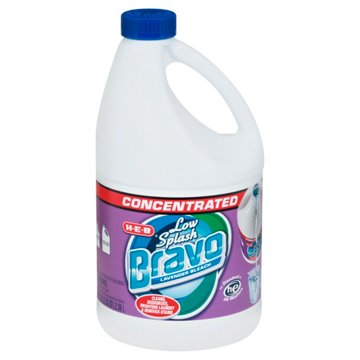 H-E-B Bravo Low Splash Concentrated Bleach - Lavender, 81 oz