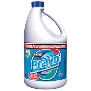 H-E-B Bravo Concentrated Bleach - Regular, 121 oz