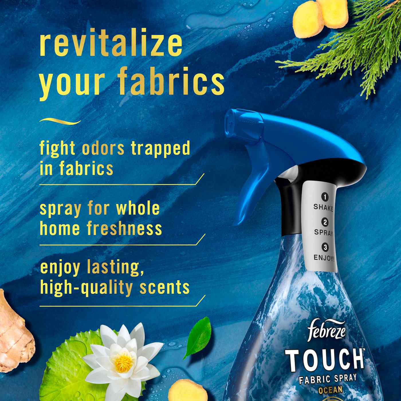 Febreze Fabric Refresher Spray - Ocean; image 3 of 12