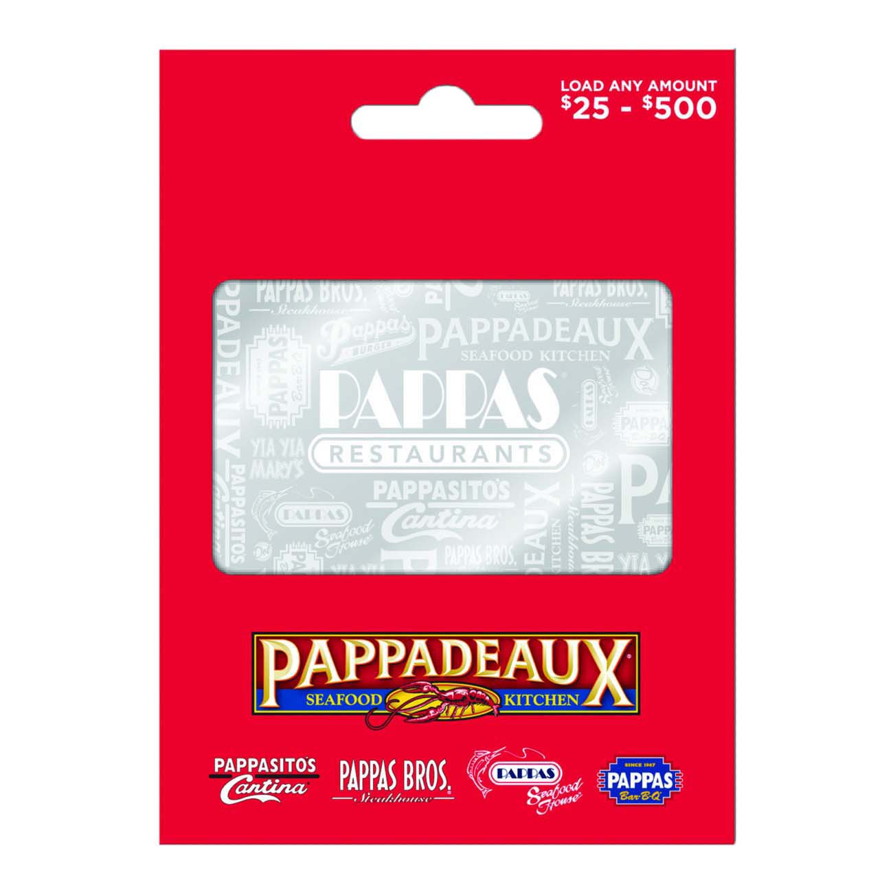 Pappas 25 Gift Card Shop Specialty Gift Cards At H E B