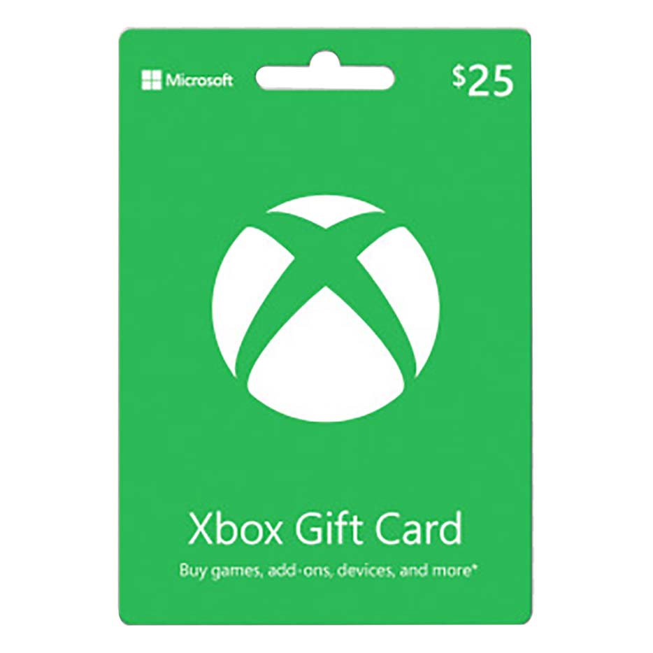 how much is a 25 dollar xbox gift card