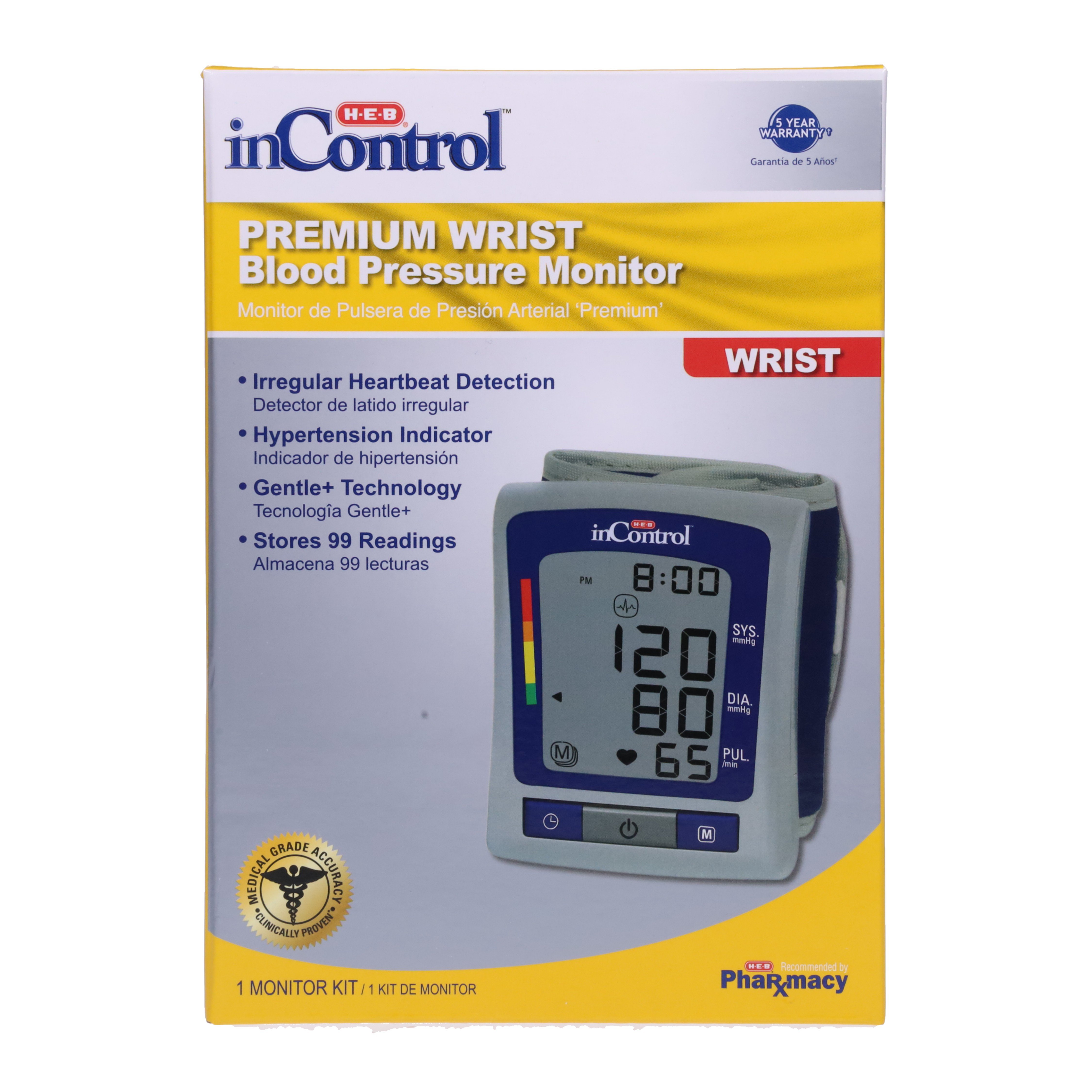 Rite Aid Blood Pressure Wrist Monitor Automatic