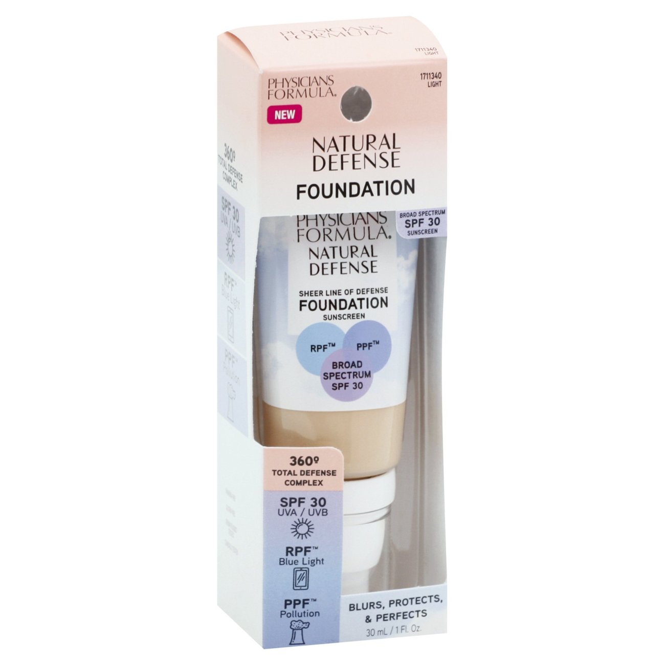 Physicians Formula Natural Defense Foundation Light SPF30 Shop Makeup