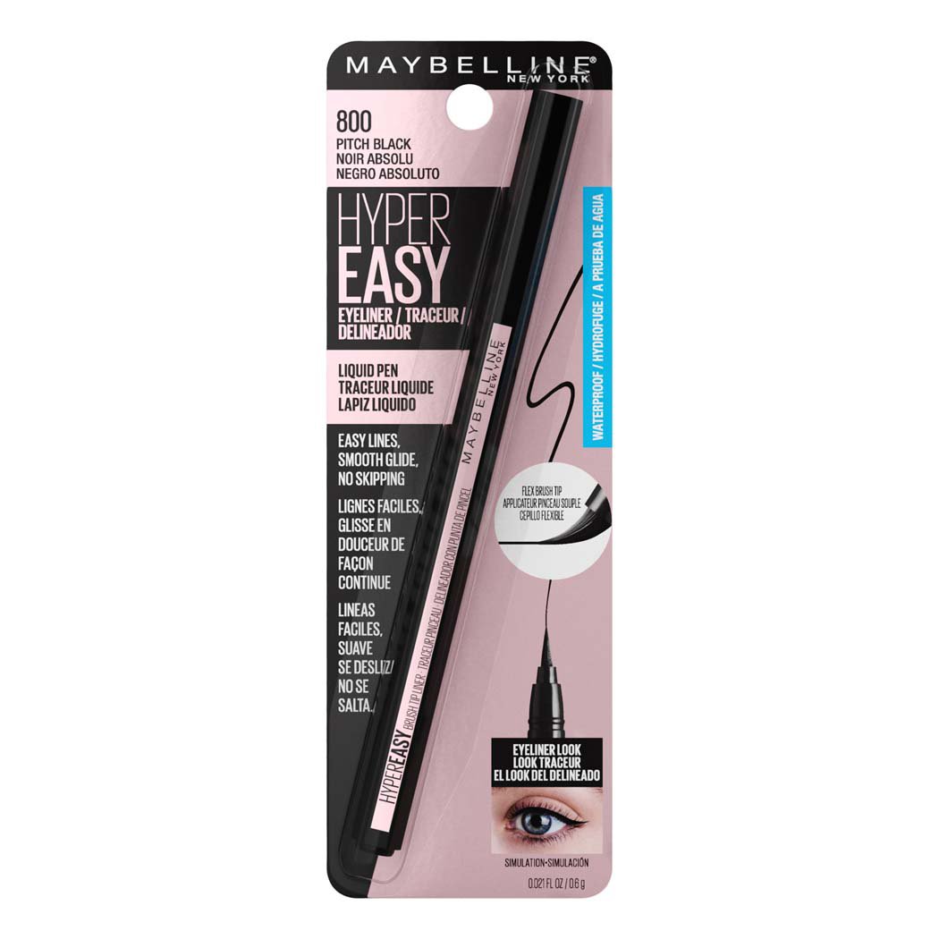 Maybelline Eyeliner Hyper Easy Liquid Pitch Black - Shop Eyeliner at H-E-B